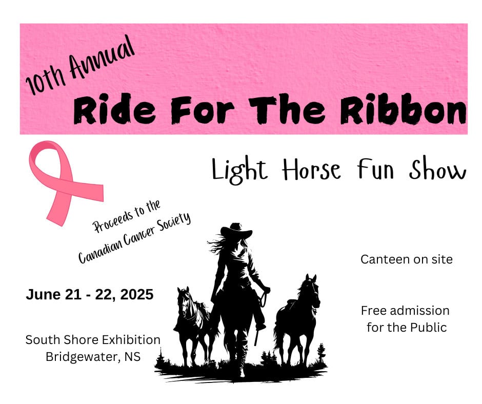Ride for the Ribbon horse show poster