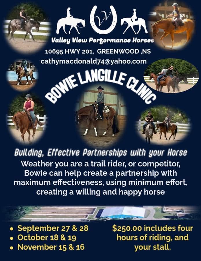 Bowie langille fall 2025 clinics