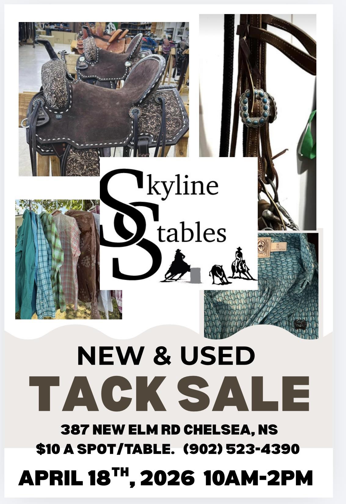 Skyline Stables Used Tack Sale