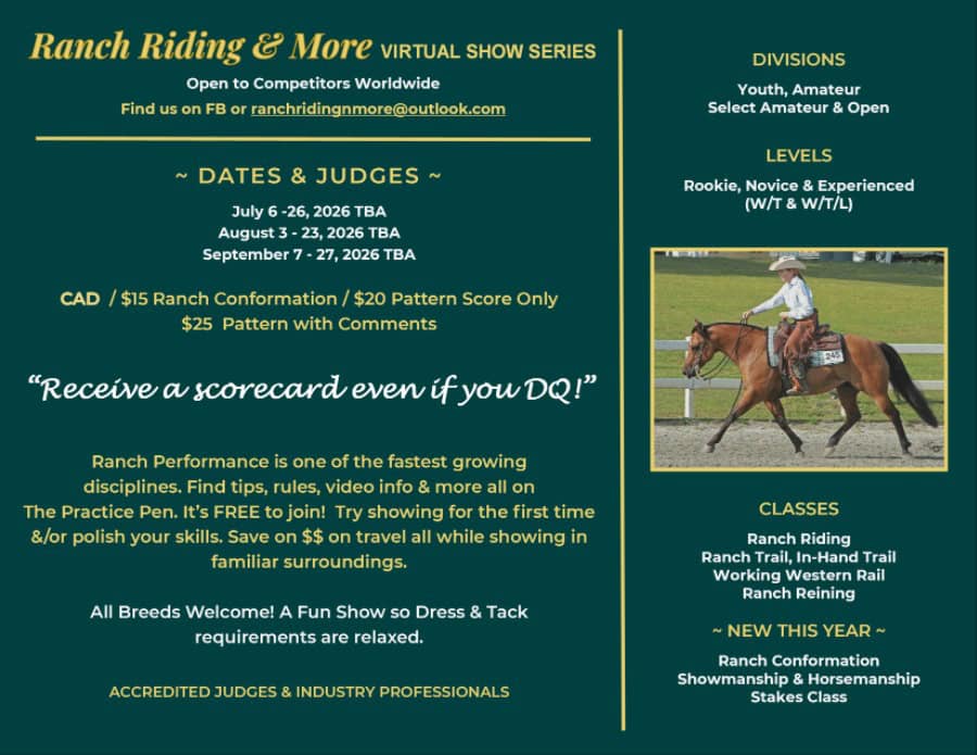 Ranch Riding & More Virtual Show Series